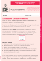 Bronze D of E Assessor’s Report forms for Sections