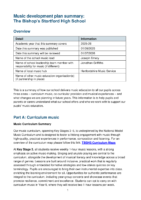 Music Development Plan Summary 2025-26