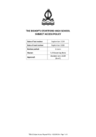 GDPR Document Policy – Subject Access Request 2024-26