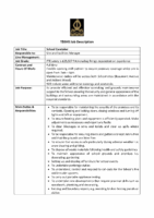 Caretaker Job Description