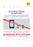 JCQ – Unauthorised Items 2025-26