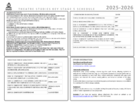 Curriculum Map KS5 Drama 2025-26