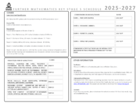 Curriculum Maps KS5 Further Maths 2025-27