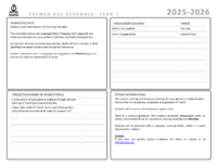 KS3 French, Year 7,  2025-26