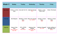 Menu Week 2