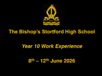 Year 10 Work Experience Information PowerPoint, November 2025