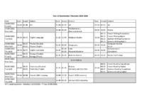 Year 10 Examinations 24th April-7th May 2026