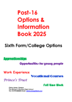 Post 16 Options Booklet 2025