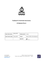 Attendance Policy 2026-29