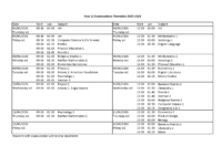 Year 12 Gateway Examinations, 4th-12th June 2026 (Updated 13.4.26)