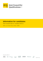 4. JCQ – Information for candidates – Non-examination assessments 2026-27