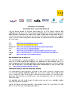 6. JCQ – Information for Candidates – Privacy Notice 2026-27